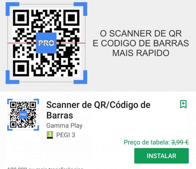 QR & Barcode Scanner PRO Grátis na Play Store (Download aqui) 25
