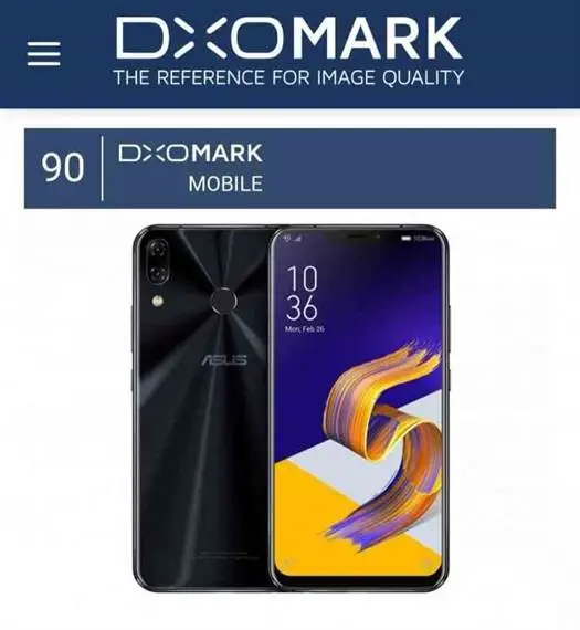 DxOMark classifica o Asus ZenFone 5 como EXCELENTE na gama média 13