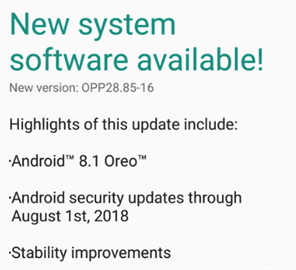 Android 8.1 Oreo para Moto G5 lançado na Índia 1