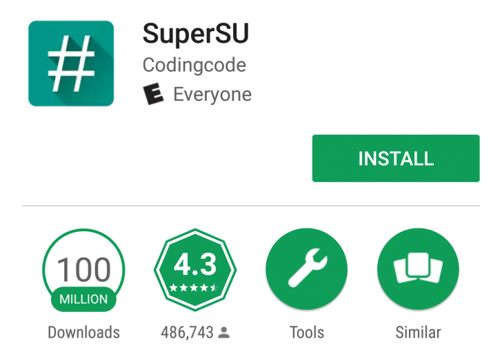 SuperSU foi removido da Play Store 1