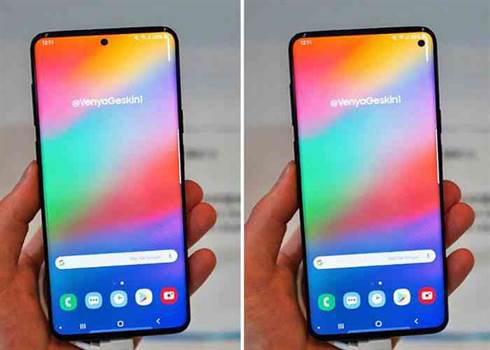 Isso seria parecido com o Samsung Galaxy S10 com buraco no ecrã
