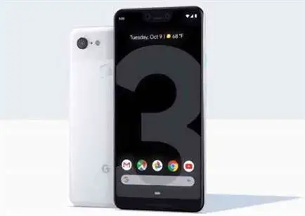 Pixel 3 claramente branco em destaque
