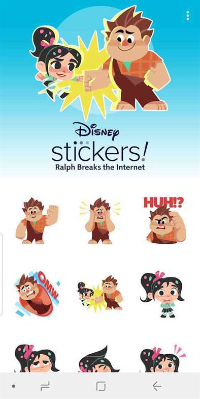 WhatsApp e Disney unem-se para lançar um pacote de adesivos Ralph Breaks the Internet 14