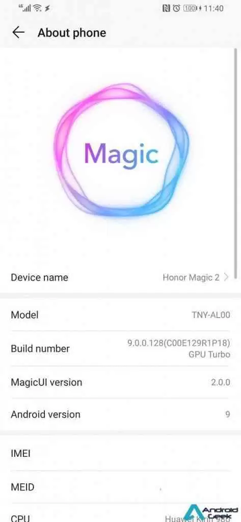 Honor Magic 2 é actualizado, substitui o EMUI 9.0 pelo Magic UI 2.0 1