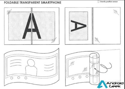 O smartphone dobrável da Sony pode ser.. transparente 14