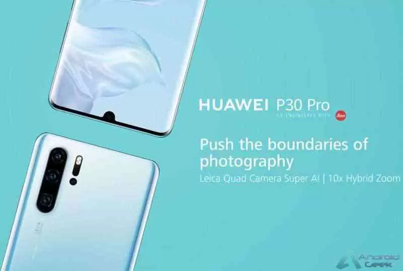 O Huawei P30 Pro é mostrado em outro vídeo prático 2