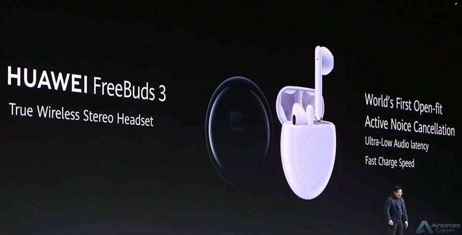 Huawei Freebuds 3: os auriculares que vão revolucionar o mercado de áudio em pré-compra a partir de hoje 26