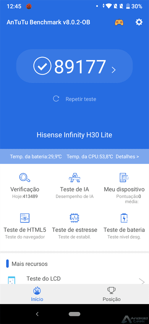Hisense Infinity H30 Lite a análise 18