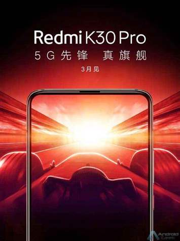 Redmi K30 Pro chega em março com 5G