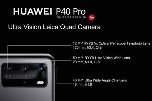 Especificações da câmara Huawei P40 Pro - Análise do Huawei P40 Pro 