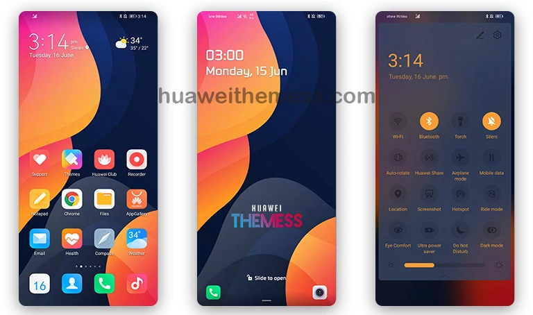 Tema MIUI 12 Pro para EMUI 10 / 9.1 / 9.0 Magic Ui 3/2 2 Temas EMUI para telefones Huawei e Honor