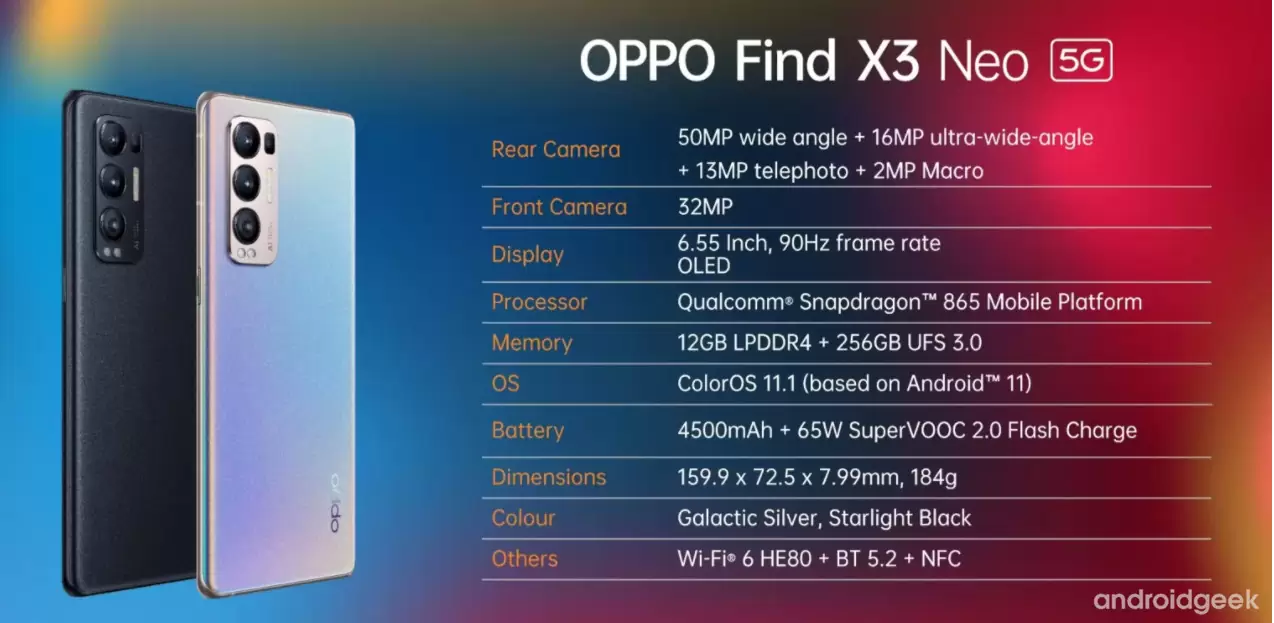 Série Oppo Find X3 é oficial. Conheçam o Oppo Find X3 Pro, Oppo Find X3 Neo e Oppo Find X3 Lite 8