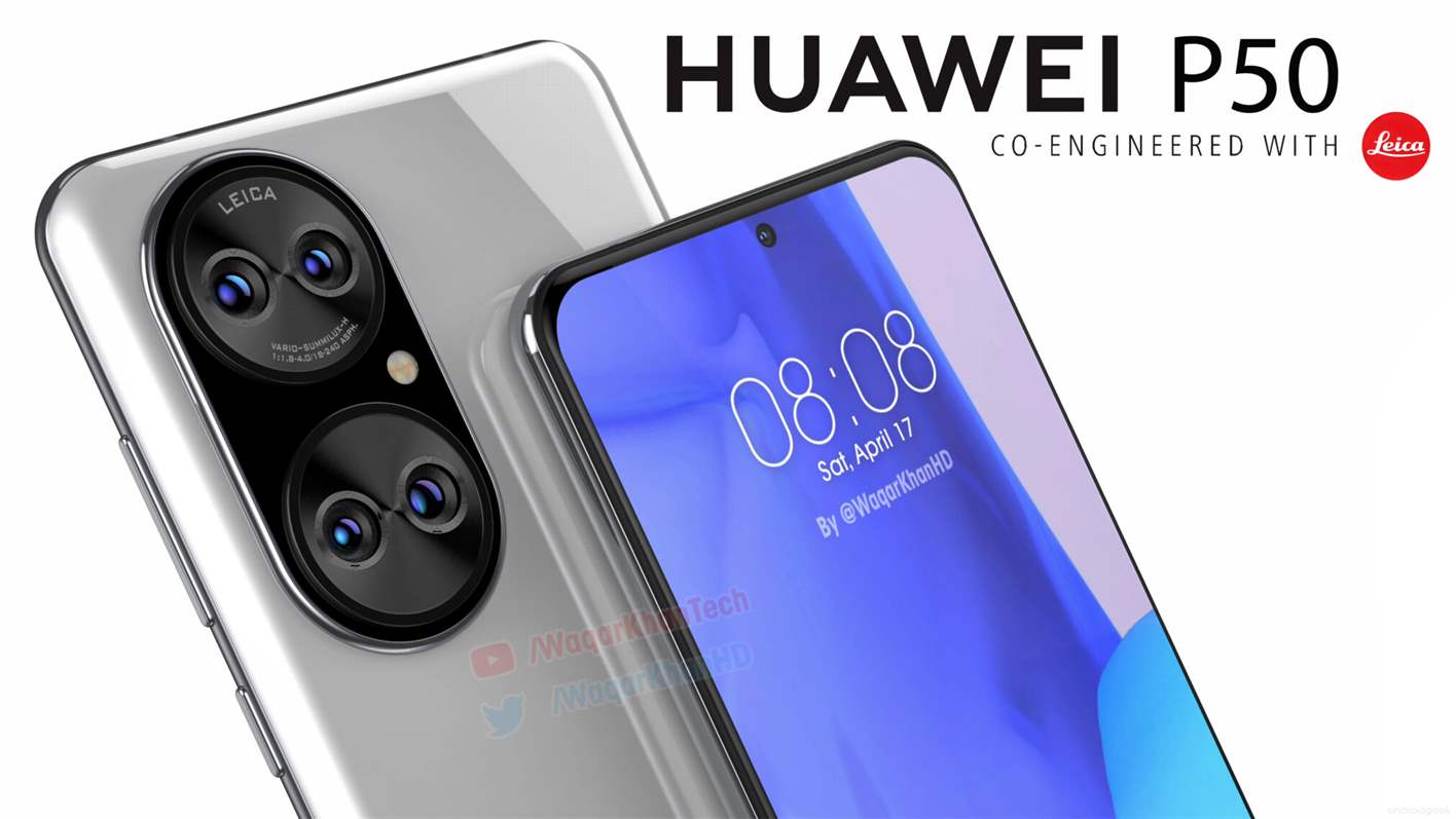 Huawei P50 deslumbrante em novos renders de alta resolução 6