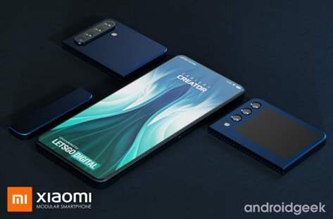 Patente de telefone modular Xiaomi mostra design e criatividade revolucionários 5