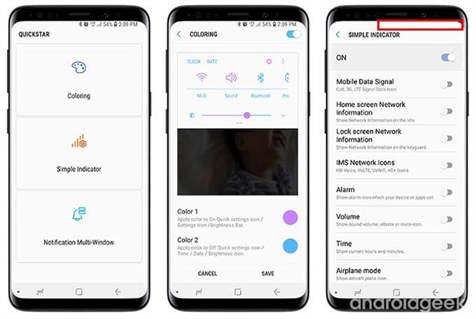 Como personalizar a barra de status num smartphone Samsung 1
