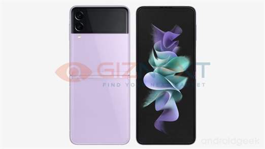 samsung galaxy z flip3 new renders leaked to reveal color variants androidgeek 2
