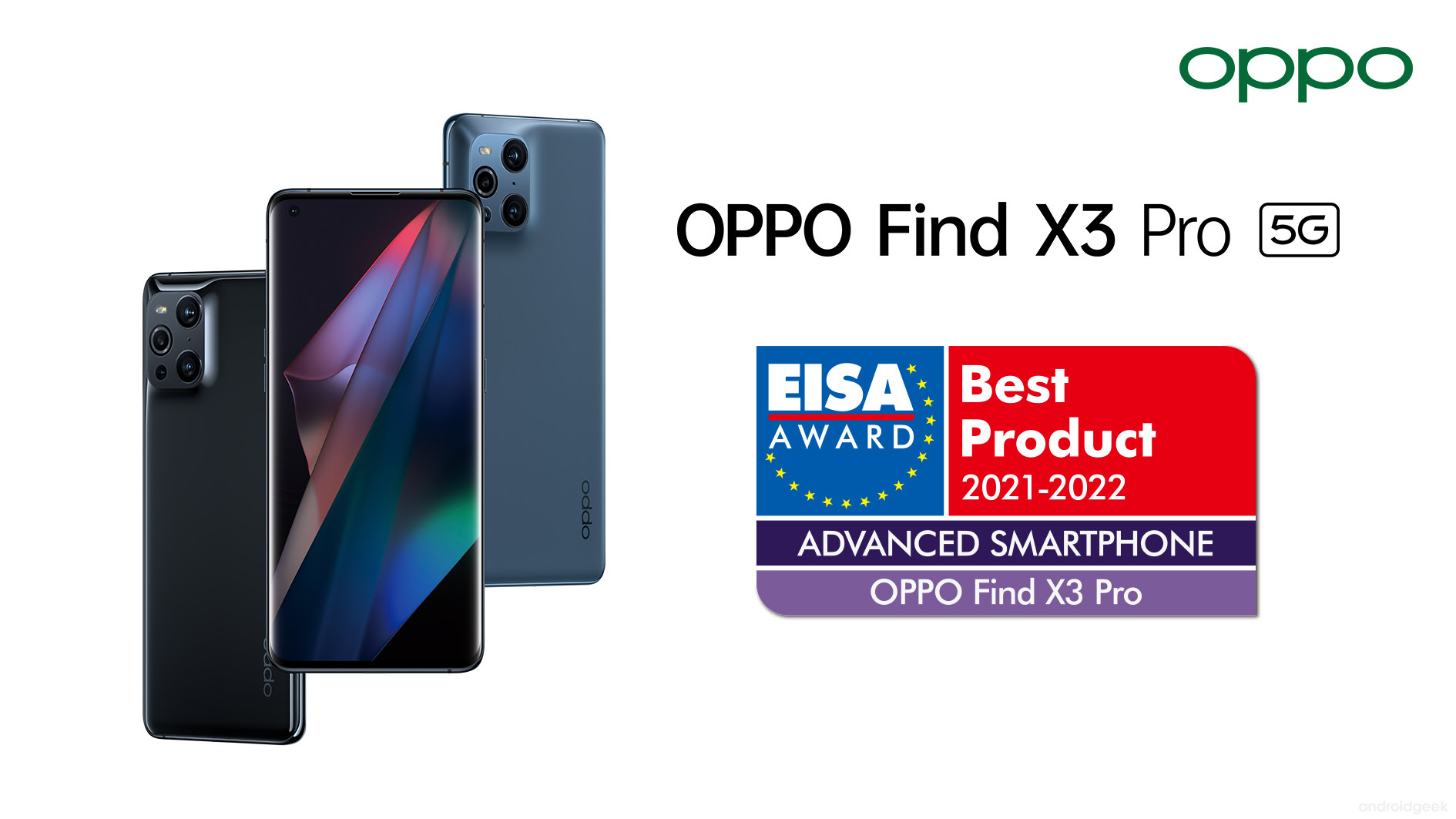 OPPO Find X3 Pro 5G vence ‘EISA BEST PRODUCT ADVANCED SMARTPHONE 2021-2022’ 1
