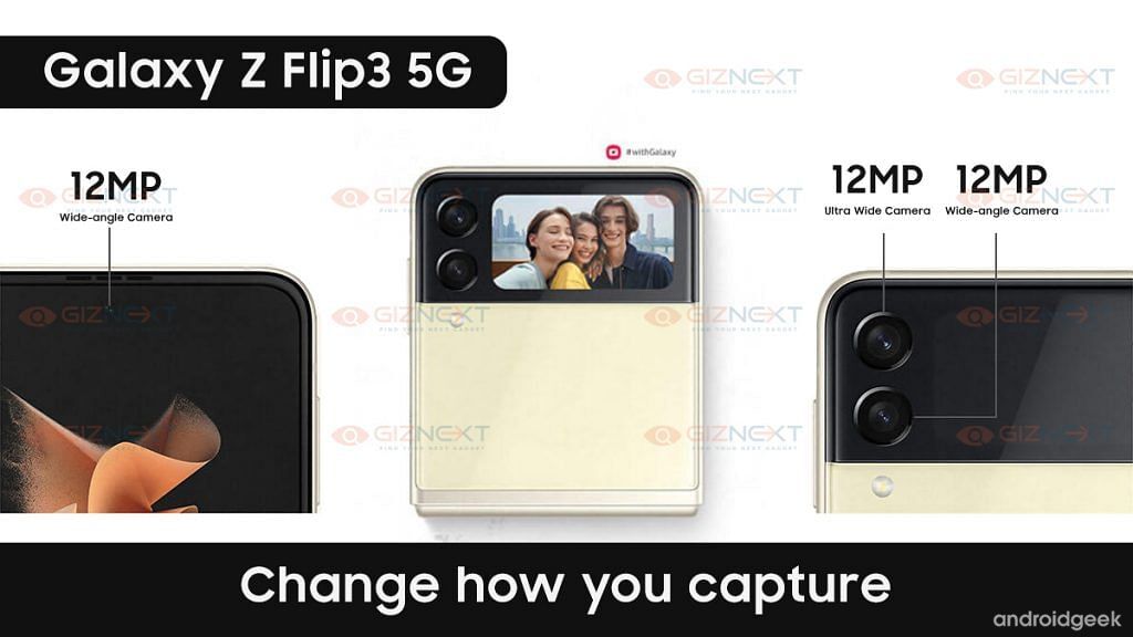 Samsung Galaxy Z Flip 3 5G vê todas as suas especificações reveladas antes do seu lançamento 2