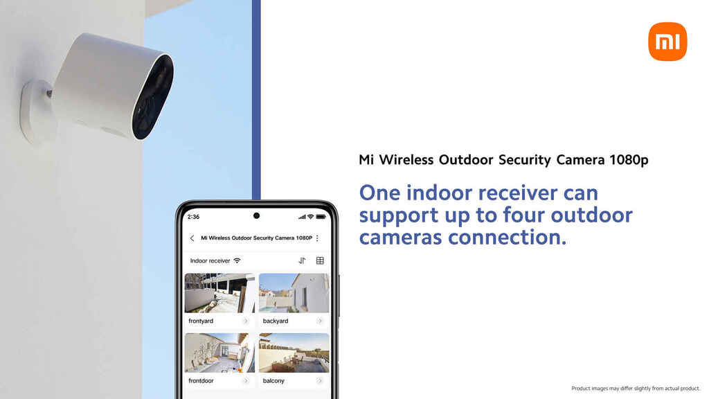 Controle por aplicação da Xiaomi Wireless Outdoor Security Camera