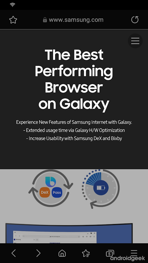 Atualização do Samsung Internet beta traz uma novidade muito útil 2