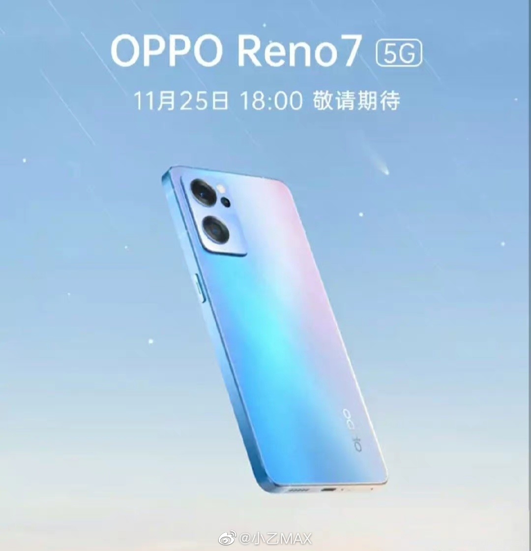Design oficial OPPO Reno7 revelado em poster, data e hora de lançamento 8