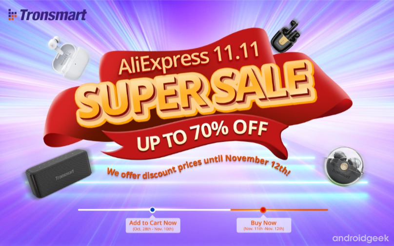 TronSmart traz SUPER descontos nos dias 11 e 12 de novembro na AlliExpress 9