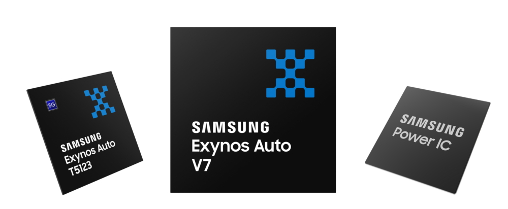 Samsung lança chips Exynos Auto T5123 l, Exynos Auto V7 e S2VPS01 para automóveis