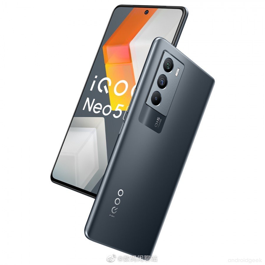 Renders de alta resolução do iQOO Neo 5s, surgem dias antes do seu lançamento 2
