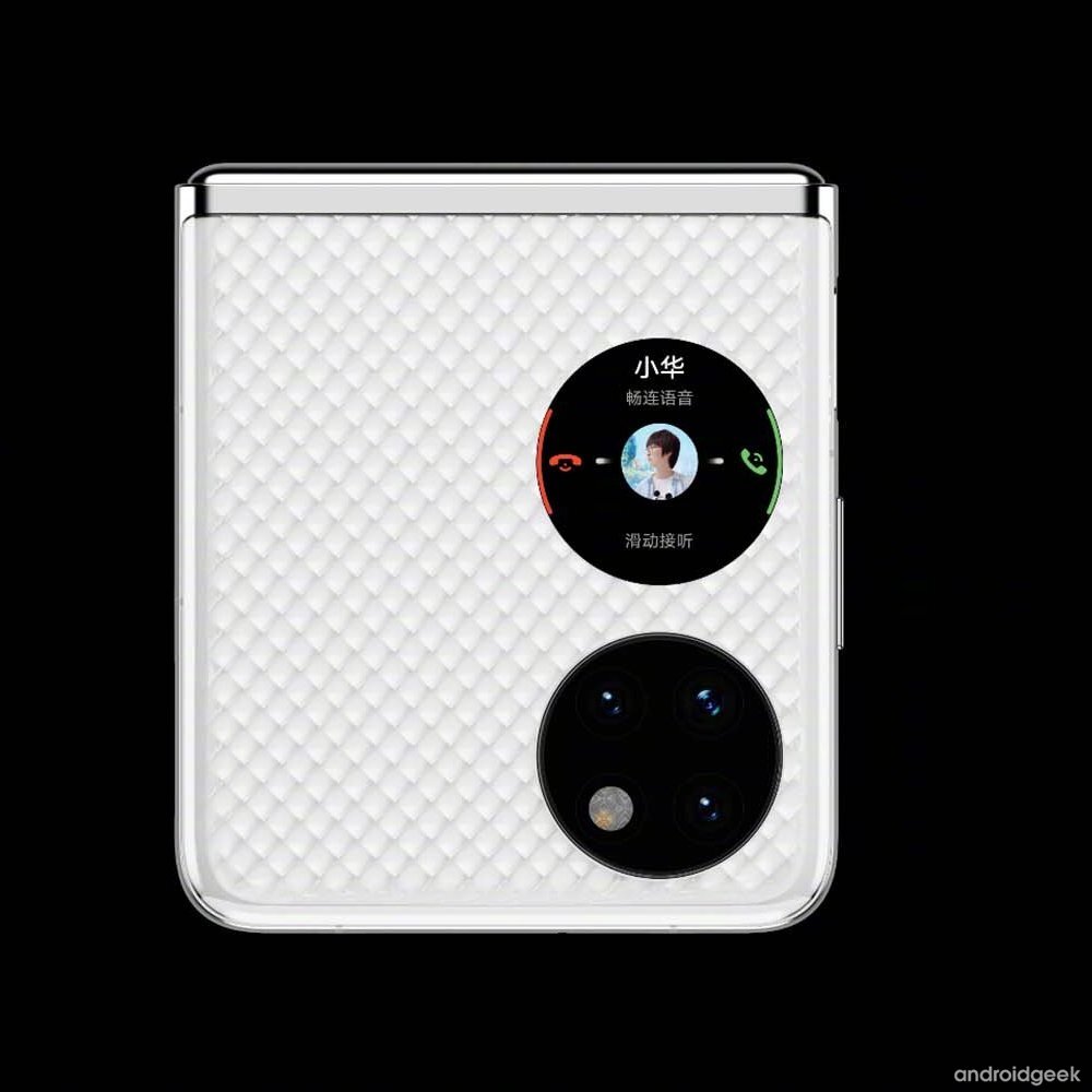Huawei P50 Pocket Oficial com um sensor de câmara de 32MP Ultra Spectrum 4