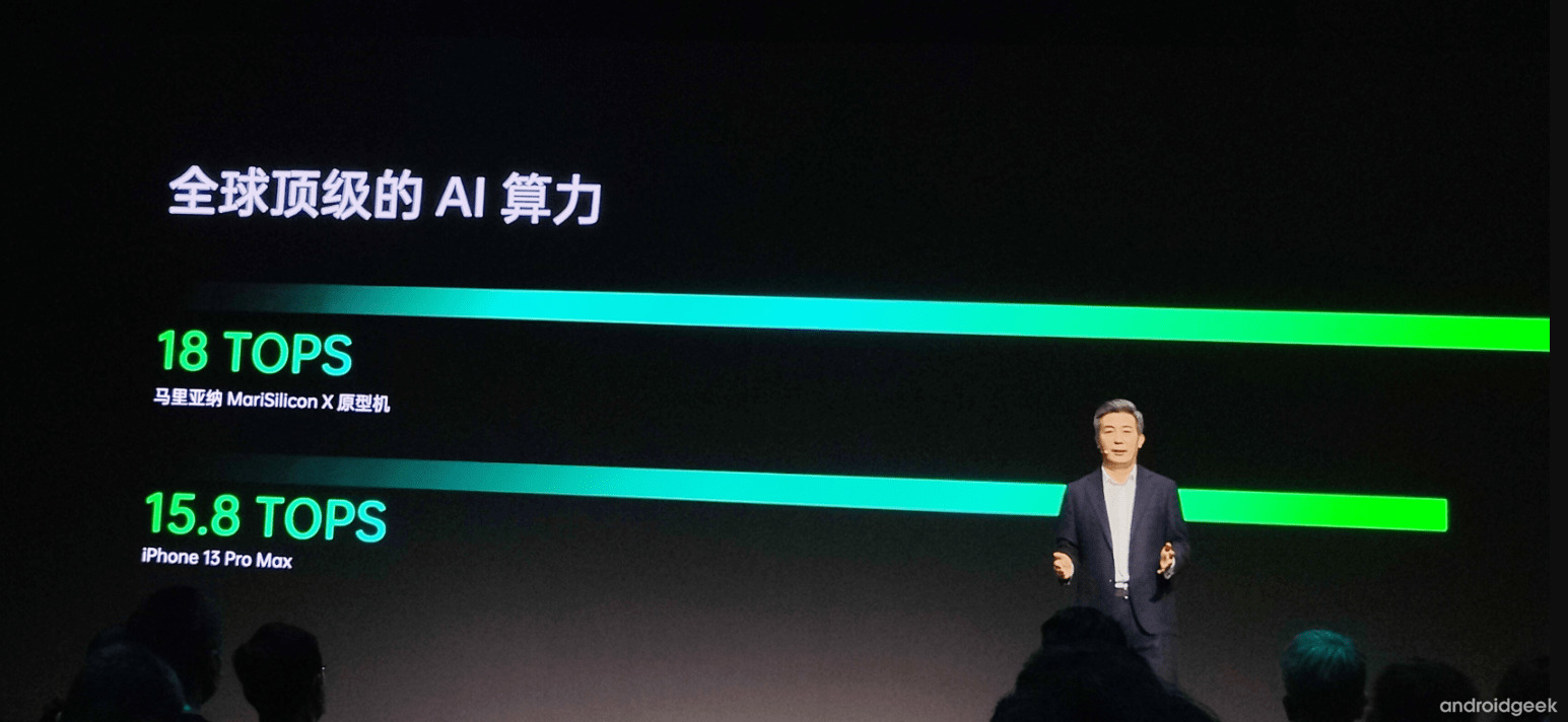 OPPO MariSilicon X tem AI Power para bater Apple A15 Bionic 3