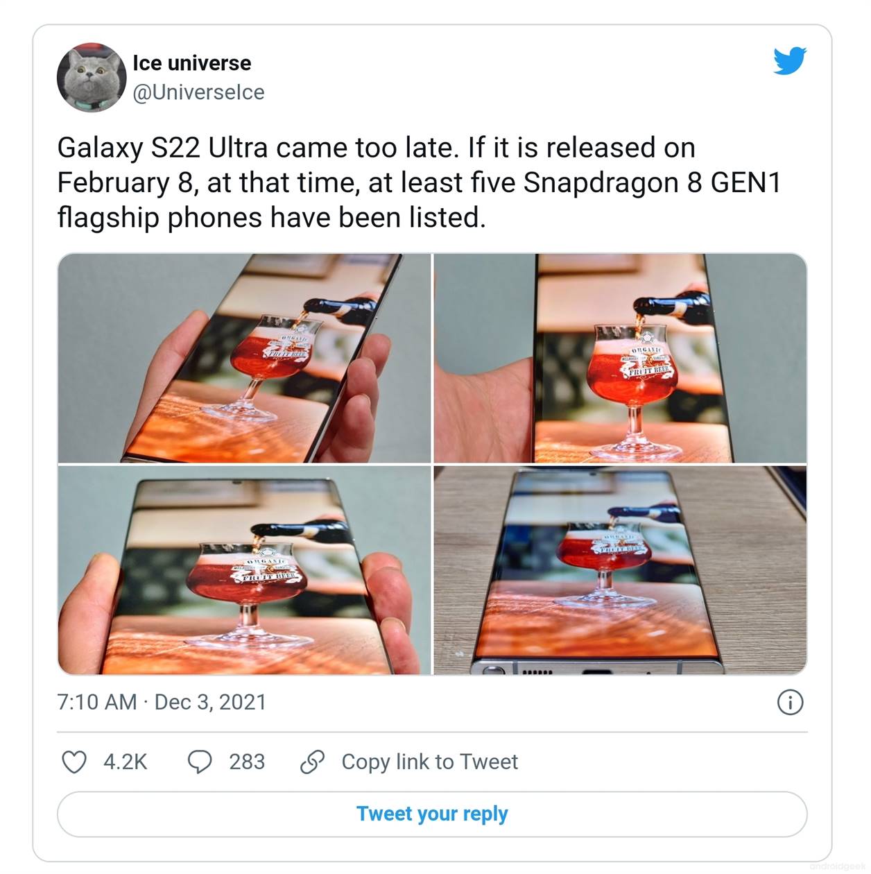 Samsung Galaxy S22 Ultra será o 5° com Snapdragon 8 Gen1 1
