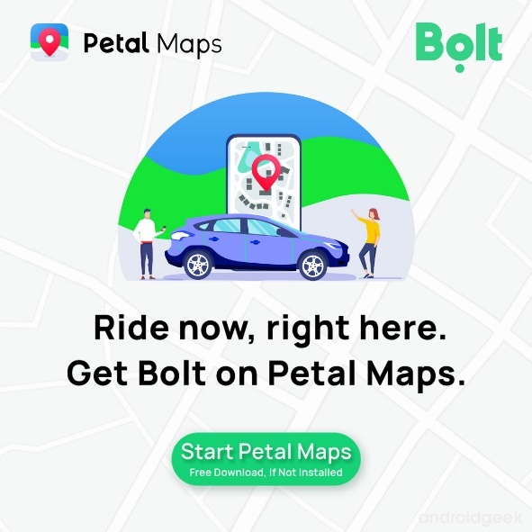 Bolt chega ao Petal Maps com uma integração perfeita 1