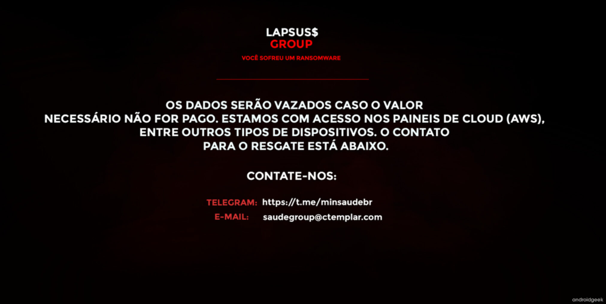 Sites do Grupo Impresa como Expresso e SIC notícias hackeados 1