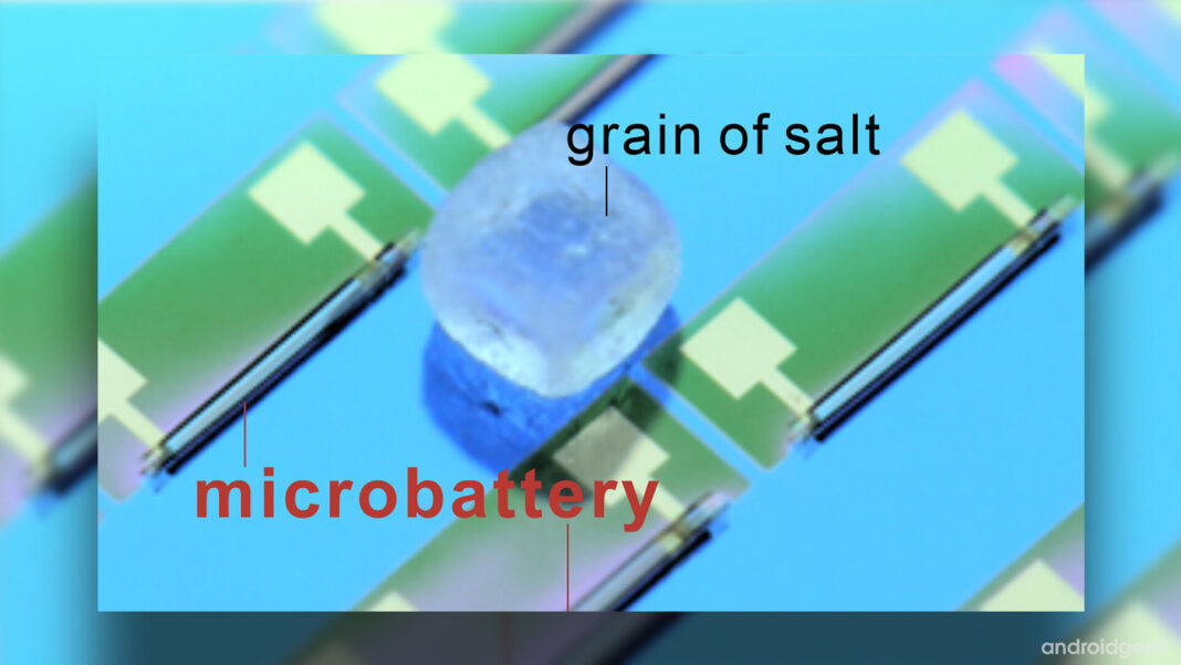 A battery the size of a grain of salt can now power the chipset for 10 hours 1