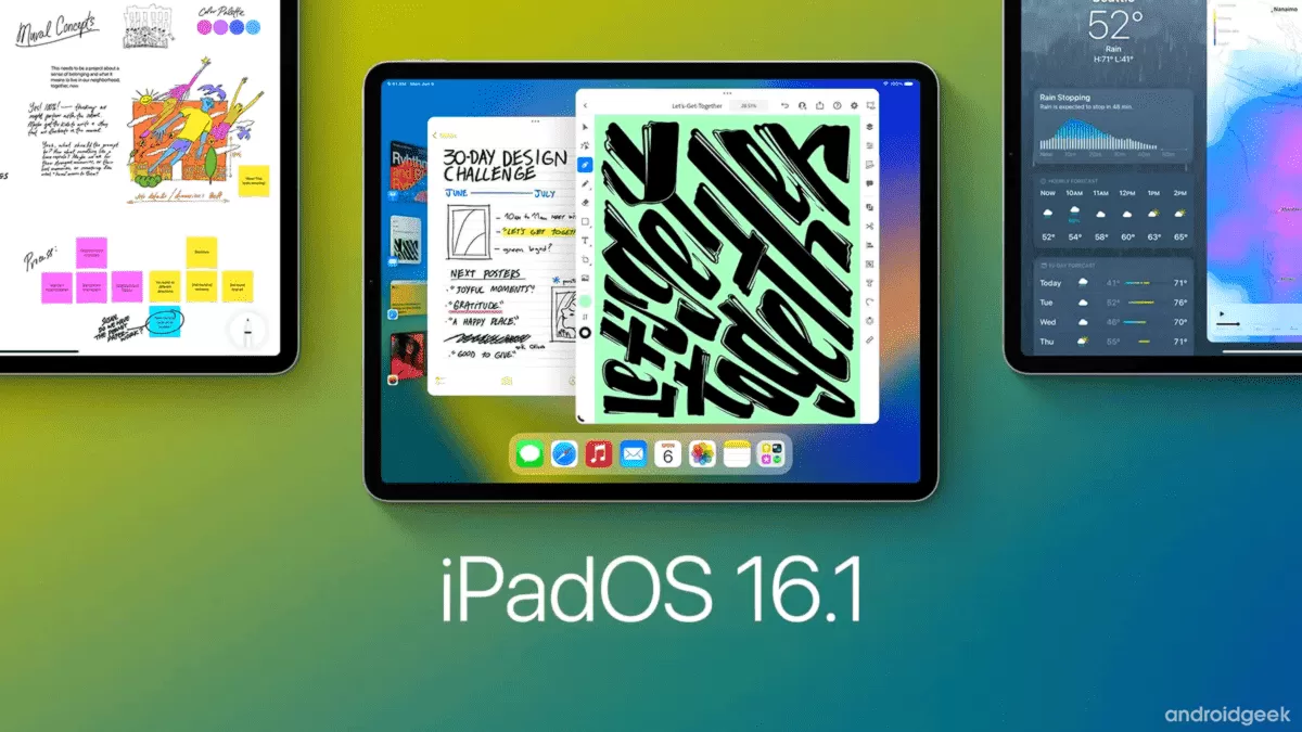 Data de lançamento do iPadOS 16.1 foi revelada 19