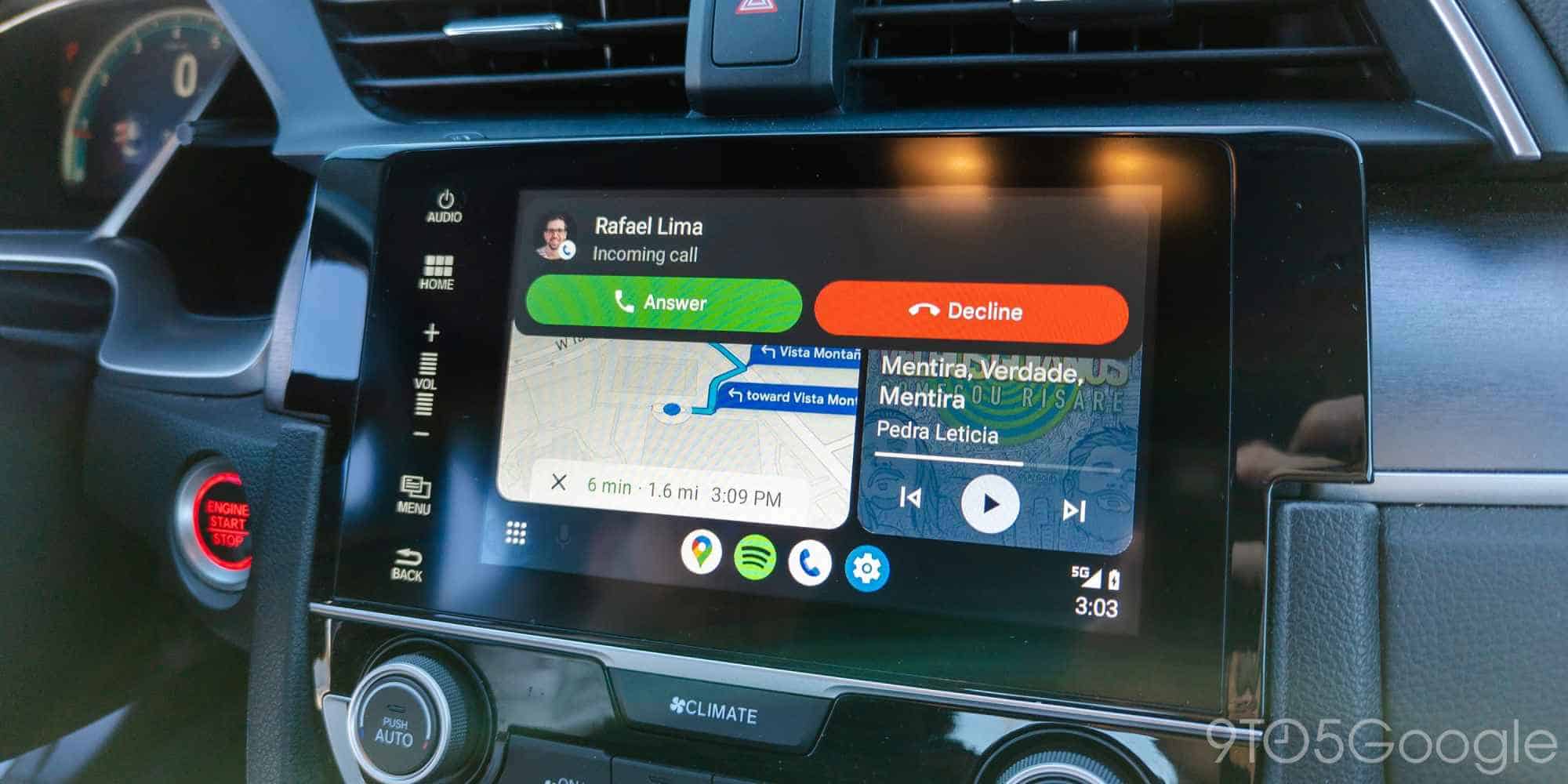 Android Auto tem um novo design: aqui está como experimentar a nova interface 11