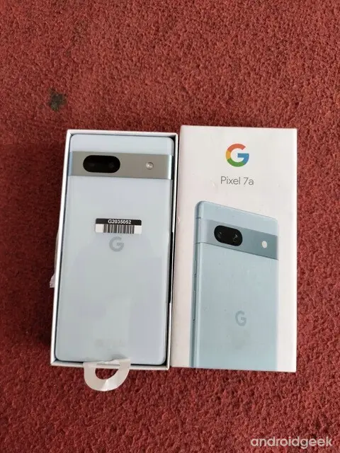 Google Pixel 7a divulgado novamente em imagens de unboxing 13