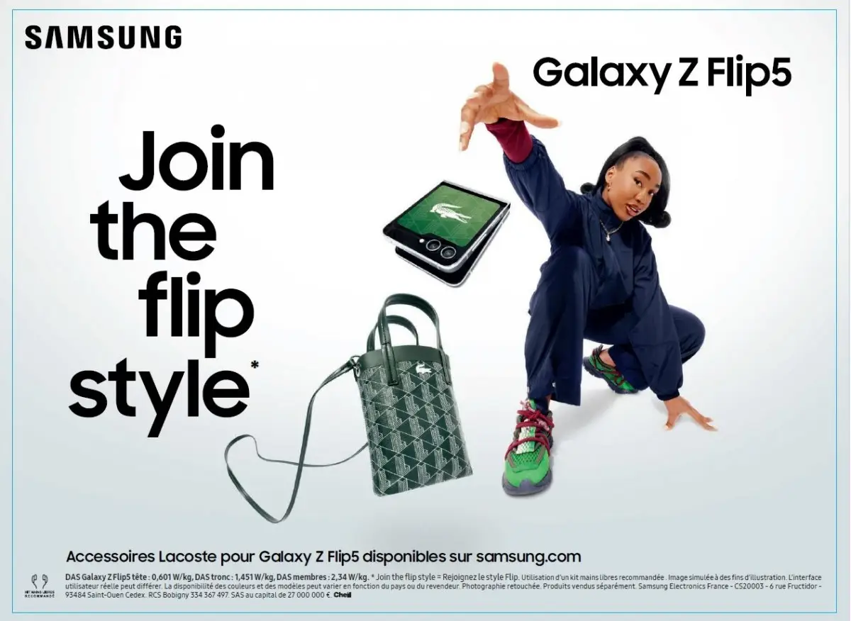 Samsung e Lacoste unem-se para criar acessórios exclusivos para Galaxy Z Fold5 e Flip5 1 Samsung anuncia parceria com a Lacoste para acessórios dos smartphones Galaxy Z Fold5 e Galaxy Z Flip5