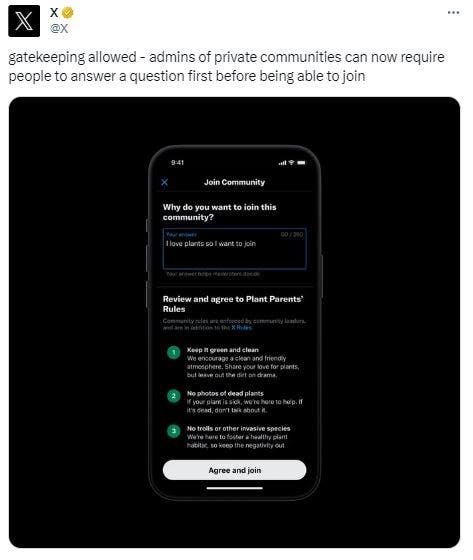 x twitter lanca nova funcao para comunidades online