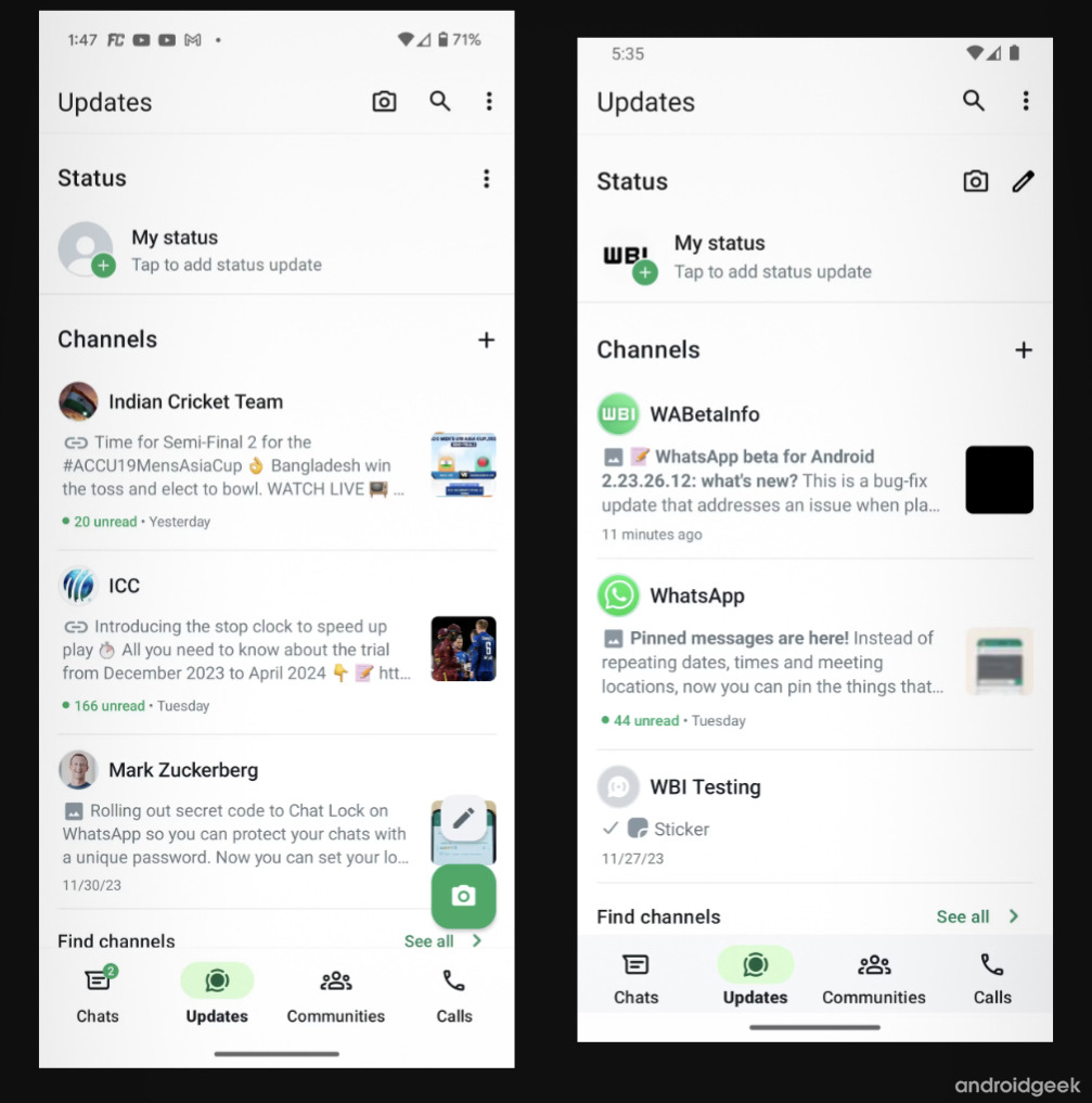 WhatsApp promete facilitar atualizações de Status para utilizadores 12