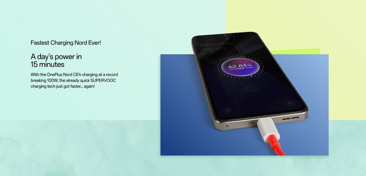 OnePlus Nord CE4 features teased yet again, 100W charging confirmed