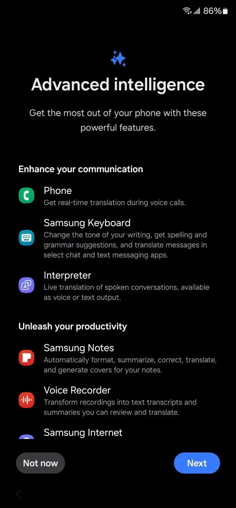 Samsung lança One UI 6.1 e mira 100 milhões de utilizadores Galaxy AI 3