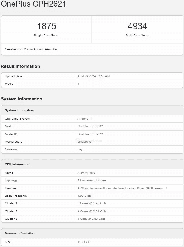 OnePlus Nord 4 passa no Geekbench e na certificação Eurofins 1