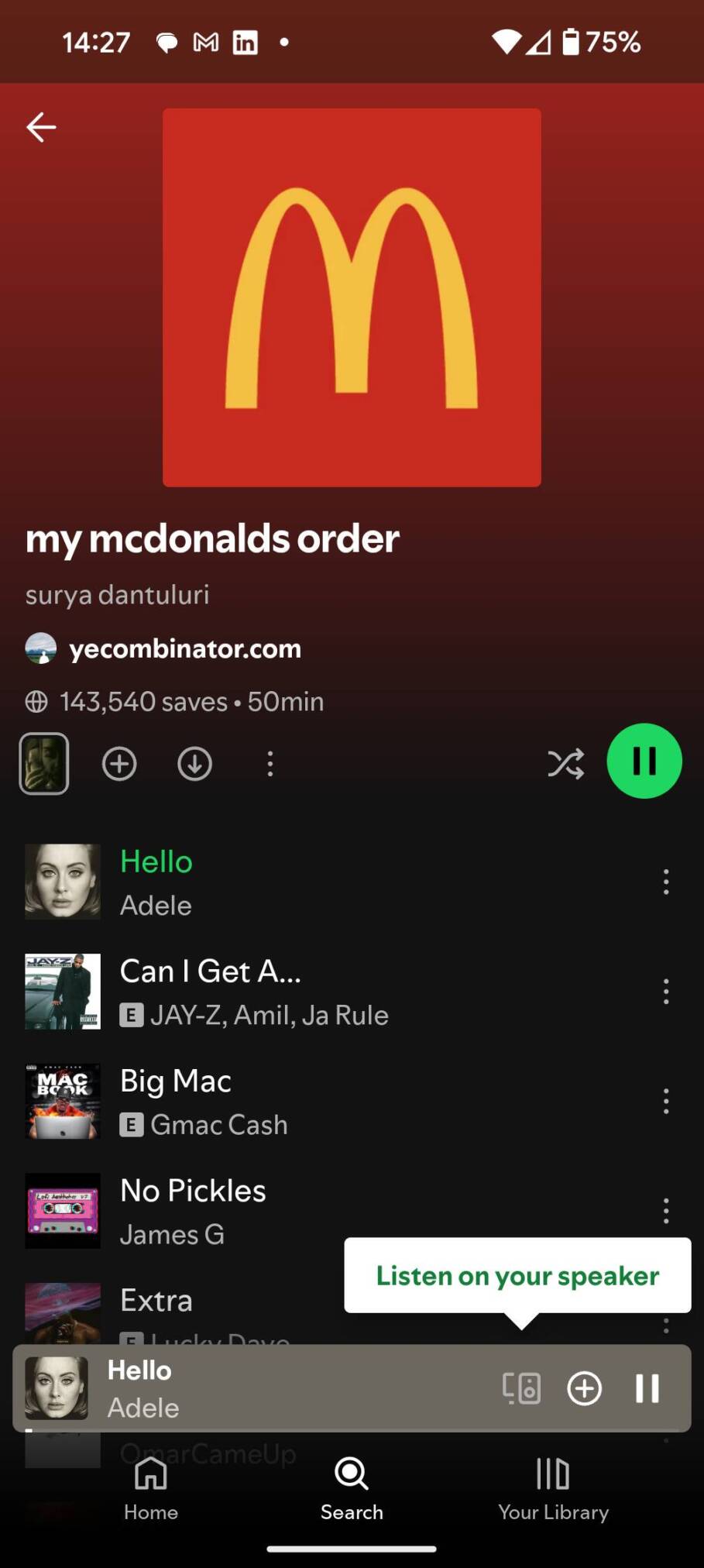 Descobriste a Playlist "My McDonald's Order" no Spotify? Aqui está o que precisas saber! 2