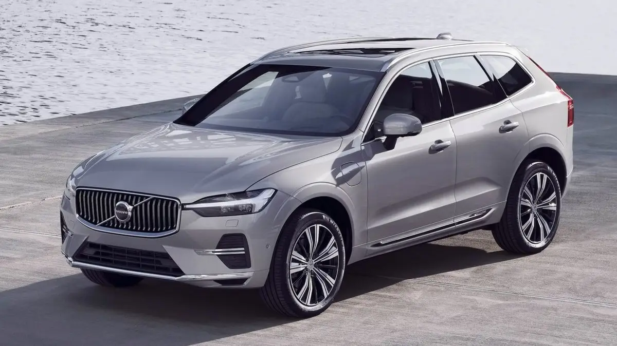 Renderização do possível visual do novo Volvo EX60