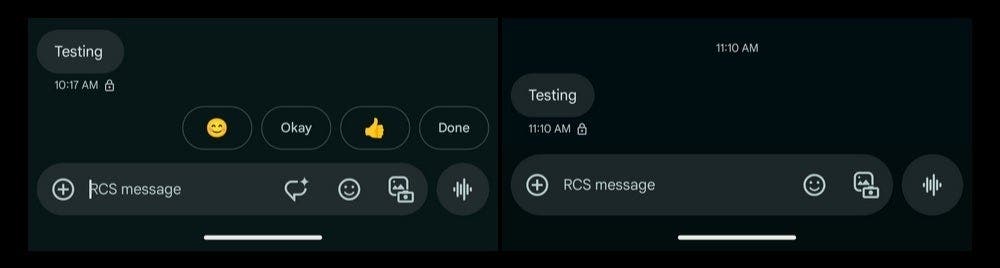 Nova atualização do Google Messages: Melhorias no campo de texto e interface do utilizador 15