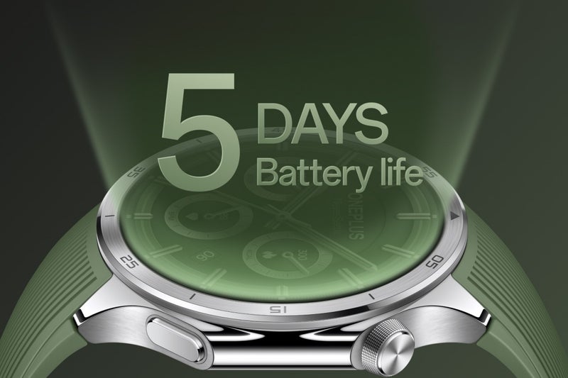 Teaser de bateria do OnePlus Watch 3