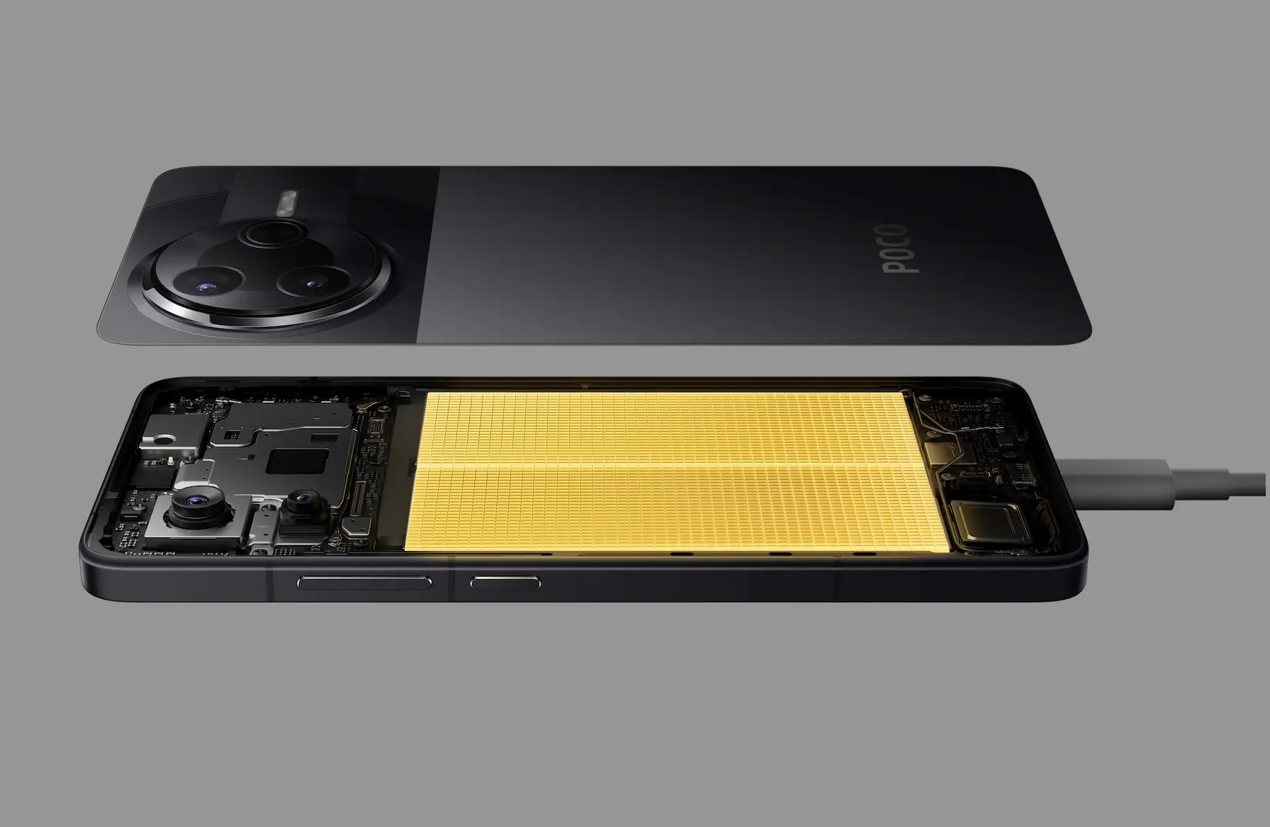 9 novo poco f7 pro oficial com snapdragon 8 gen 3 e bateria de 6000 mah