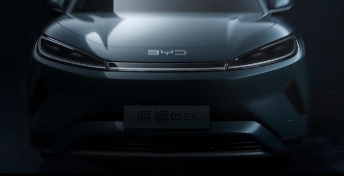 BYD revela teaser do novo Sealion 05 e carregador rápido de 1 MW - 400 km em 5 minutos 1