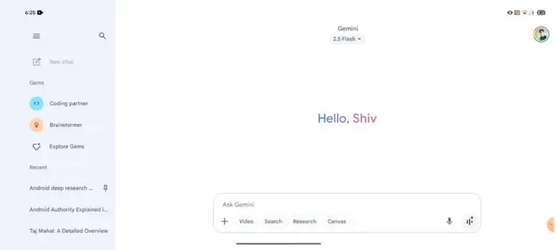 melhorias no design do gemini para tablets e dobraveis androidgeek 1